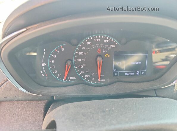 KL7CJLSB8LB005804 2020 CHEVROLET TRAX Black Widok zestawu wskaźników