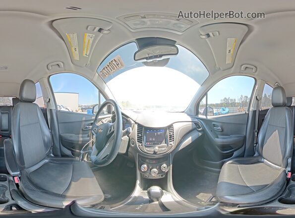 KL7CJLSB8LB005804 2020 CHEVROLET TRAX Black Widok naklejki z numerem VIN