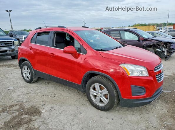 KL7CJLSBXGB755985 2016 CHEVROLET TRAX Красный Передняя правая четверть