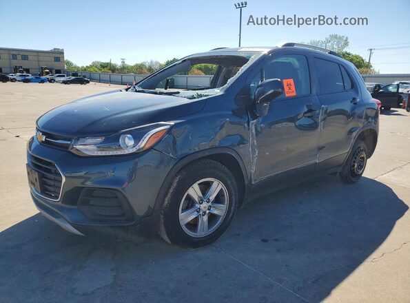 KL7CJLSM7NB539509 2022 CHEVROLET TRAX Серый Передняя левая четверть