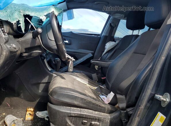 KL7CJLSM7NB539509 2022 CHEVROLET TRAX Серый Вид салона спереди