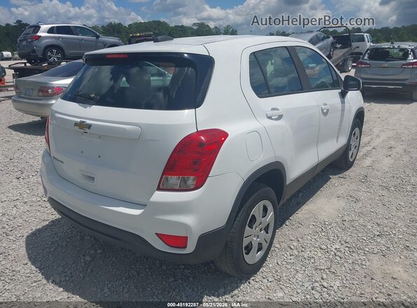 KL7CJNSB7JB709565 2018 CHEVROLET TRAX Белый Задняя правая четверть