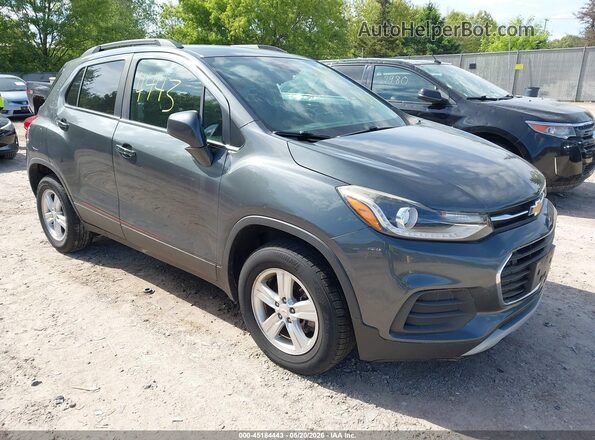 KL7CJPSB0JB584212 2018 CHEVROLET TRAX Серый Передняя правая четверть