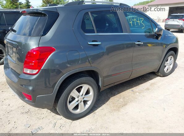 KL7CJPSB0JB584212 2018 CHEVROLET TRAX Серый Задняя правая четверть