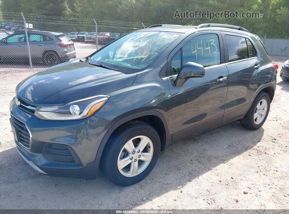 KL7CJPSB0JB584212 2018 CHEVROLET TRAX Серый Передняя левая четверть