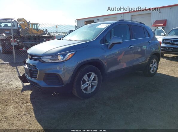 KL7CJPSB0KB904615 2019 CHEVROLET TRAX Blue წინა მარცხენა ხედი სამი მეოთხედიდან
