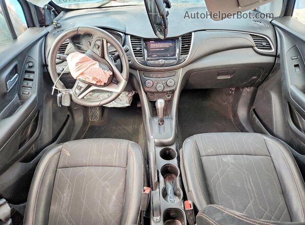 KL7CJPSB0LB336531 2020 CHEVROLET TRAX Burgundy Widok deski rozdzielczej