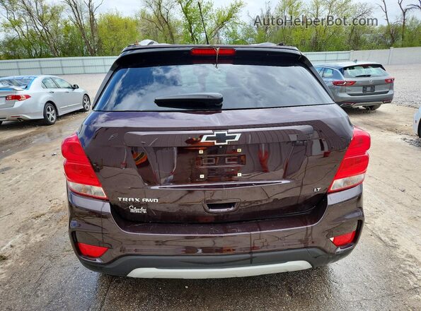 KL7CJPSB0LB336531 2020 CHEVROLET TRAX Burgundy Widok z tyłu