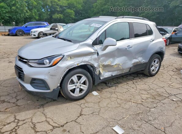KL7CJPSB1KB952074 2019 CHEVROLET TRAX Серебряный Передняя левая четверть