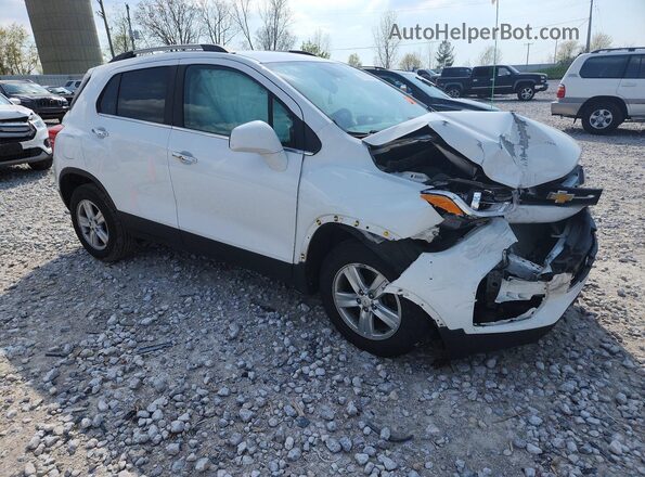 KL7CJPSB2HB220464 2017 CHEVROLET TRAX Белый Передняя правая четверть
