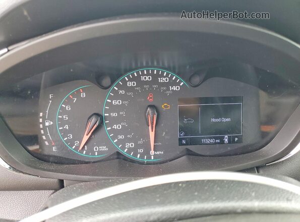 KL7CJPSB3KB927757 2019 CHEVROLET TRAX Серебряный Вид щитка приборов