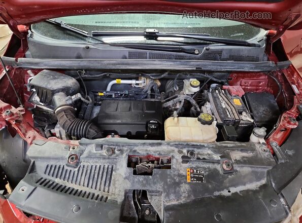 KL7CJPSB3MB337190 2021 CHEVROLET TRAX Бордовый Вид подкапотного пространства