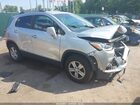 2017 Chevrolet Trax Lt Silver vin: KL7CJPSB5HB203142
