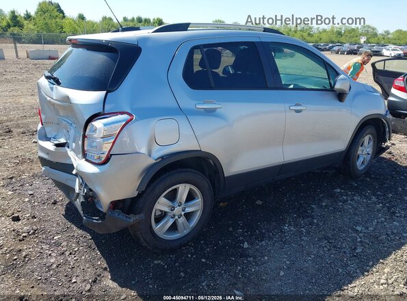 KL7CJPSB6MB339502 2021 CHEVROLET TRAX Silver Tył prawy