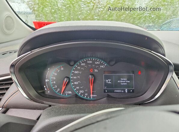 KL7CJPSB8JB671890 2018 CHEVROLET TRAX Белый Вид щитка приборов