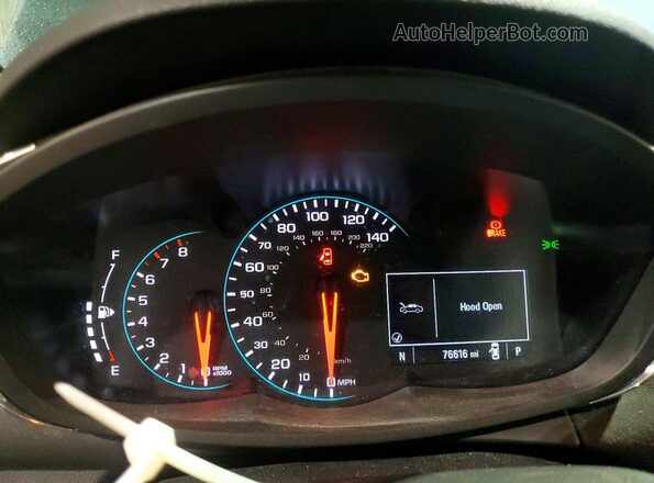 KL7CJPSM0NB521487 2022 CHEVROLET TRAX Blue Vista del cuadro de instrumentos
