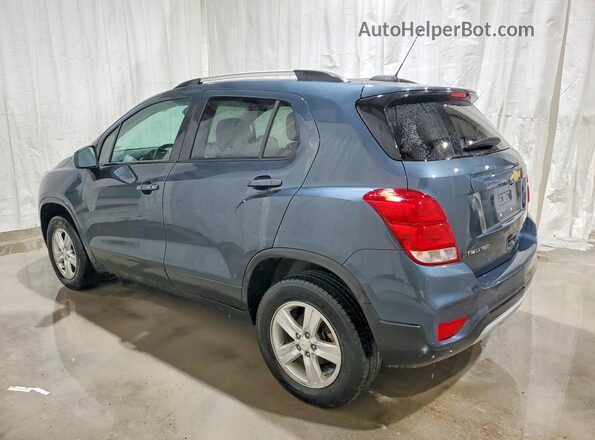 KL7CJPSM0NB521487 2022 CHEVROLET TRAX Blue Trasero izquierdo