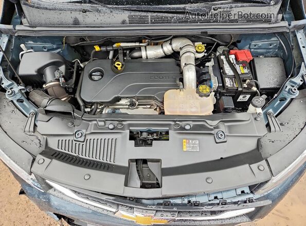 KL7CJPSM0NB523028 2022 CHEVROLET TRAX Серый Вид задней части салона