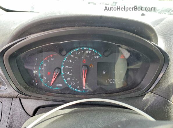 KL8CA6SA7JC461921 2018 CHEVROLET SPARK Silver Widok zestawu wskaźników