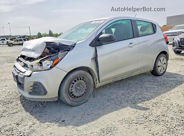 KL8CA6SA7JC461921 2018 CHEVROLET SPARK Silver Przód lewy