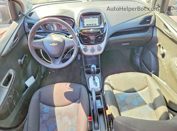 KL8CB6SA0HC772968 2017 CHEVROLET SPARK Black Widok deski rozdzielczej
