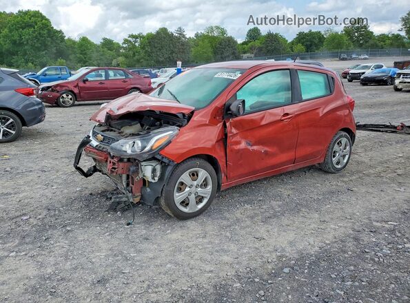 KL8CB6SA0MC710190 2021 CHEVROLET SPARK Оранжевый Передняя левая четверть