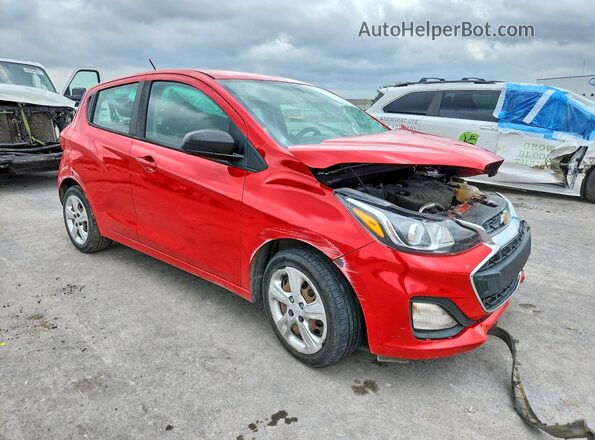 KL8CB6SA1LC406557 2020 CHEVROLET SPARK Красный Передняя правая четверть