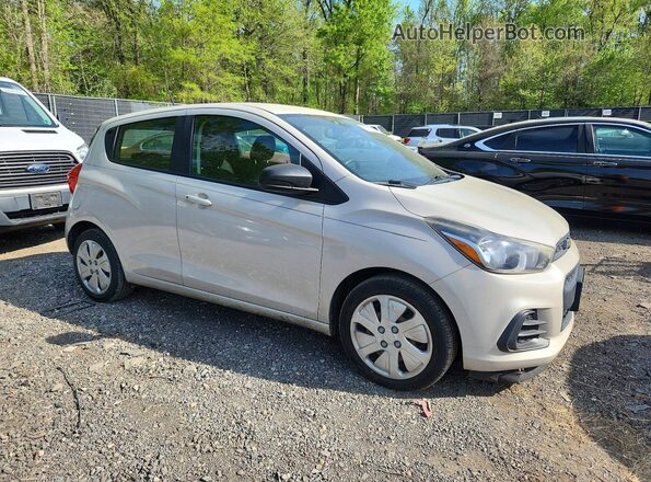 KL8CB6SA2GC568204 2016 CHEVROLET SPARK Кремовый Передняя правая четверть