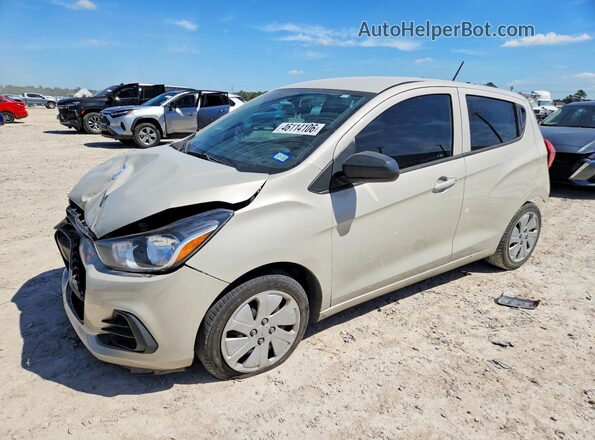 KL8CB6SA2HC763060 2017 CHEVROLET SPARK Бежевый Передняя левая четверть