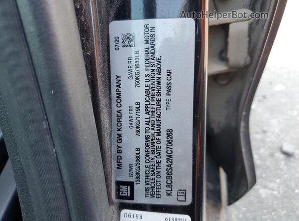 KL8CB6SA2MC706268 2021 CHEVROLET SPARK Black სალონის 360-გრადუსიანი ხედი