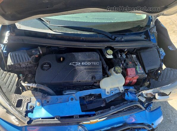 KL8CB6SA3HC756733 2017 CHEVROLET SPARK Blue Vista interior trasera
