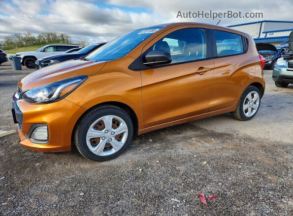 KL8CB6SA3KC705997 2019 CHEVROLET SPARK Оранжевый Передняя левая четверть