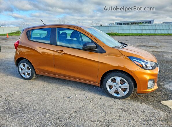 KL8CB6SA3KC705997 2019 CHEVROLET SPARK Оранжевый Передняя правая четверть