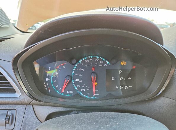 KL8CB6SA3KC705997 2019 CHEVROLET SPARK Оранжевый Вид щитка приборов
