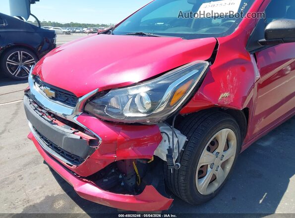 KL8CB6SA3LC412666 2020 CHEVROLET SPARK Red Widok z przodu