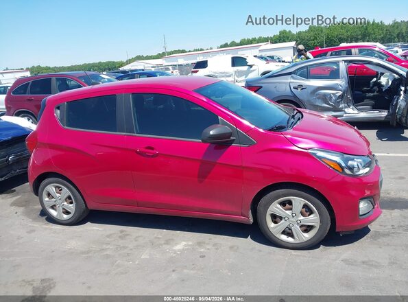 KL8CB6SA3LC412666 2020 CHEVROLET SPARK Red Widok wnętrza z tyłu