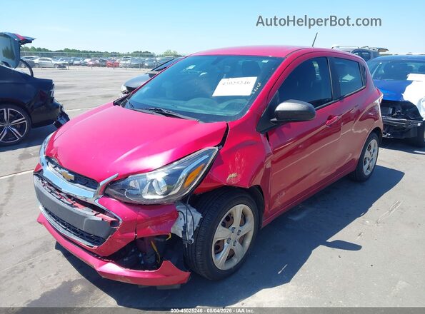 KL8CB6SA3LC412666 2020 CHEVROLET SPARK Red Przód lewy