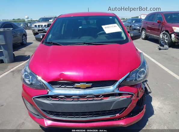 KL8CB6SA3LC412666 2020 CHEVROLET SPARK Red Widok zestawu wskaźników