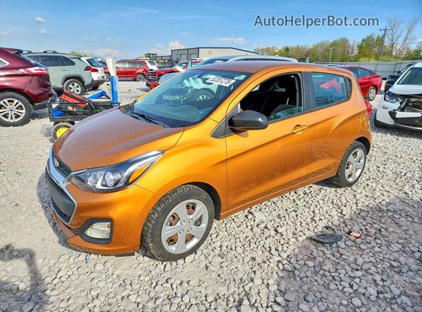 KL8CB6SA3LC462452 2020 CHEVROLET SPARK Оранжевый Передняя левая четверть