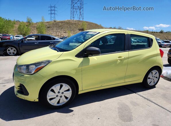 KL8CB6SA5HC722292 2017 CHEVROLET SPARK Yellow Vista tres cuartos delantera izquierda