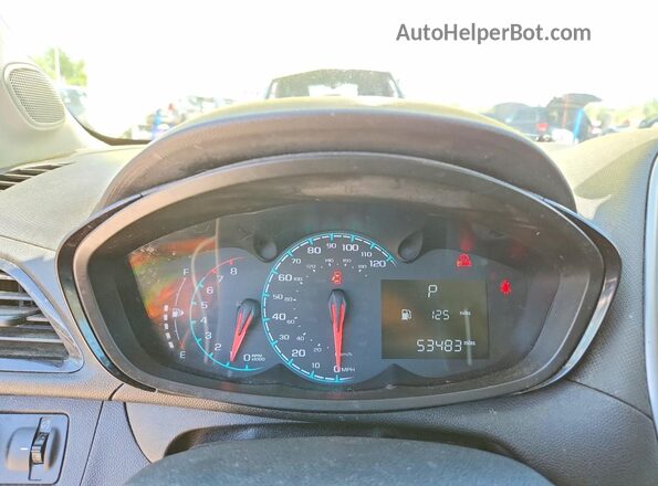 KL8CB6SA5HC722292 2017 CHEVROLET SPARK Yellow Vista del cuadro de instrumentos