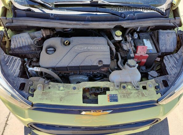 KL8CB6SA5HC722292 2017 CHEVROLET SPARK Yellow Vista interior trasera