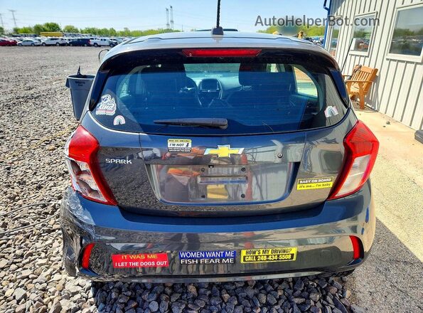 KL8CB6SA5HC744194 2017 CHEVROLET SPARK Угольный Вид сзади