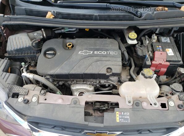 KL8CB6SA5KC802523 2019 CHEVROLET SPARK Фиолетовый Вид задней части салона