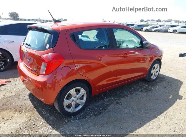 KL8CB6SA5MC710573 2021 CHEVROLET SPARK Оранжевый Задняя правая четверть