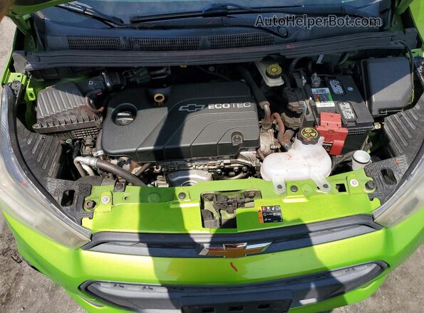 KL8CB6SA7GC603402 2016 CHEVROLET 1500 Зеленый Вид задней части салона