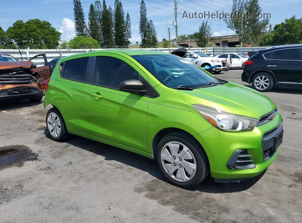 KL8CB6SA7GC603402 2016 CHEVROLET 1500 Зеленый Передняя правая четверть