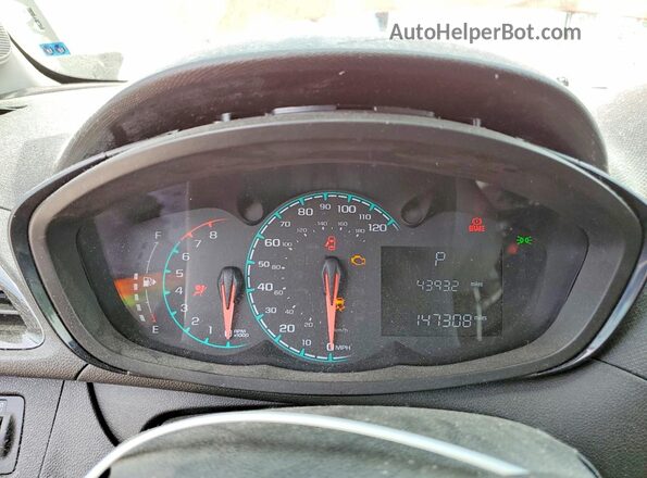 KL8CB6SA8HC712615 2017 CHEVROLET SPARK Красный Вид щитка приборов