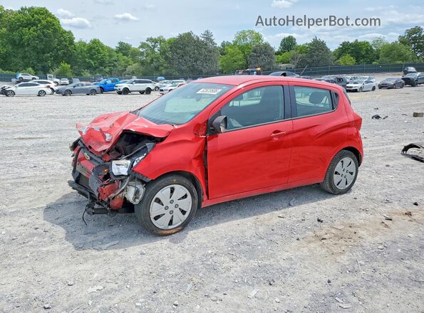 KL8CB6SA8HC712615 2017 CHEVROLET SPARK Красный Передняя левая четверть