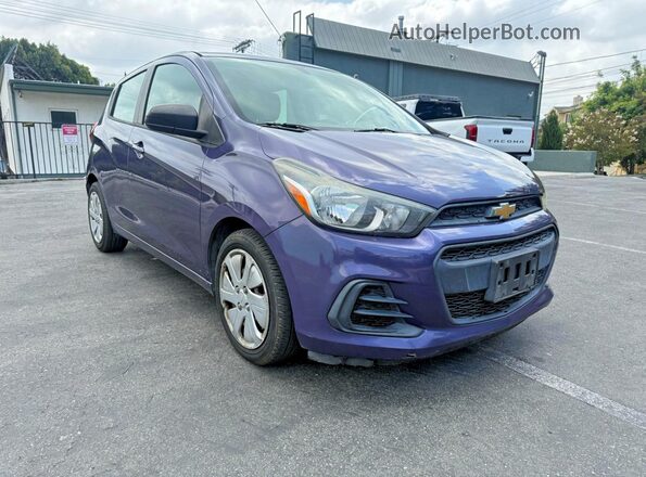 KL8CB6SA8HC740527 2017 CHEVROLET SPARK Фиолетовый Передняя левая четверть